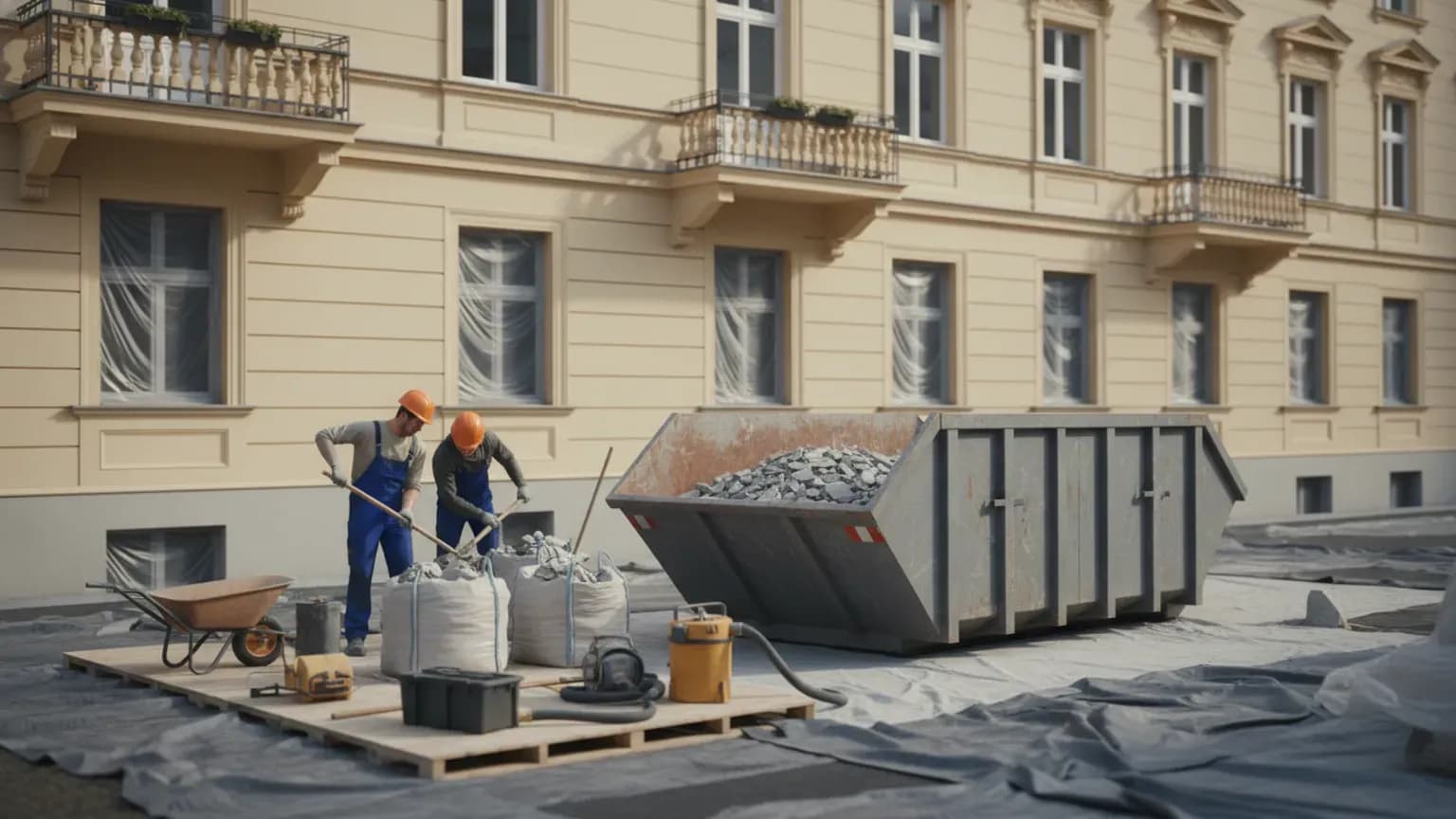 Jak segregować odpady budowlane przy pracach rozbiórkowych? Poradnik