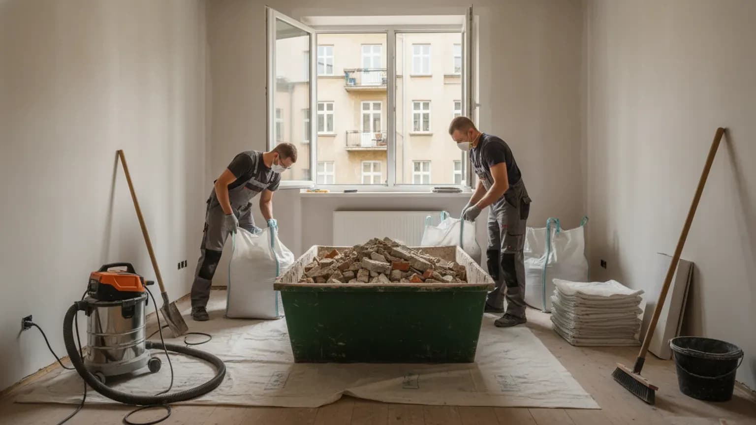 Wywóz odpadów budowlanych w kontenerach: 7 kluczowych korzyści