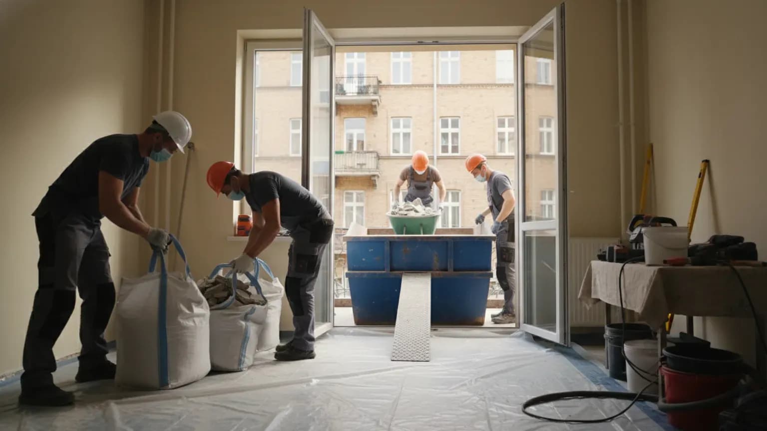 8 sprawdzonych sposobów na przyspieszenie wywozu gruzu po remoncie