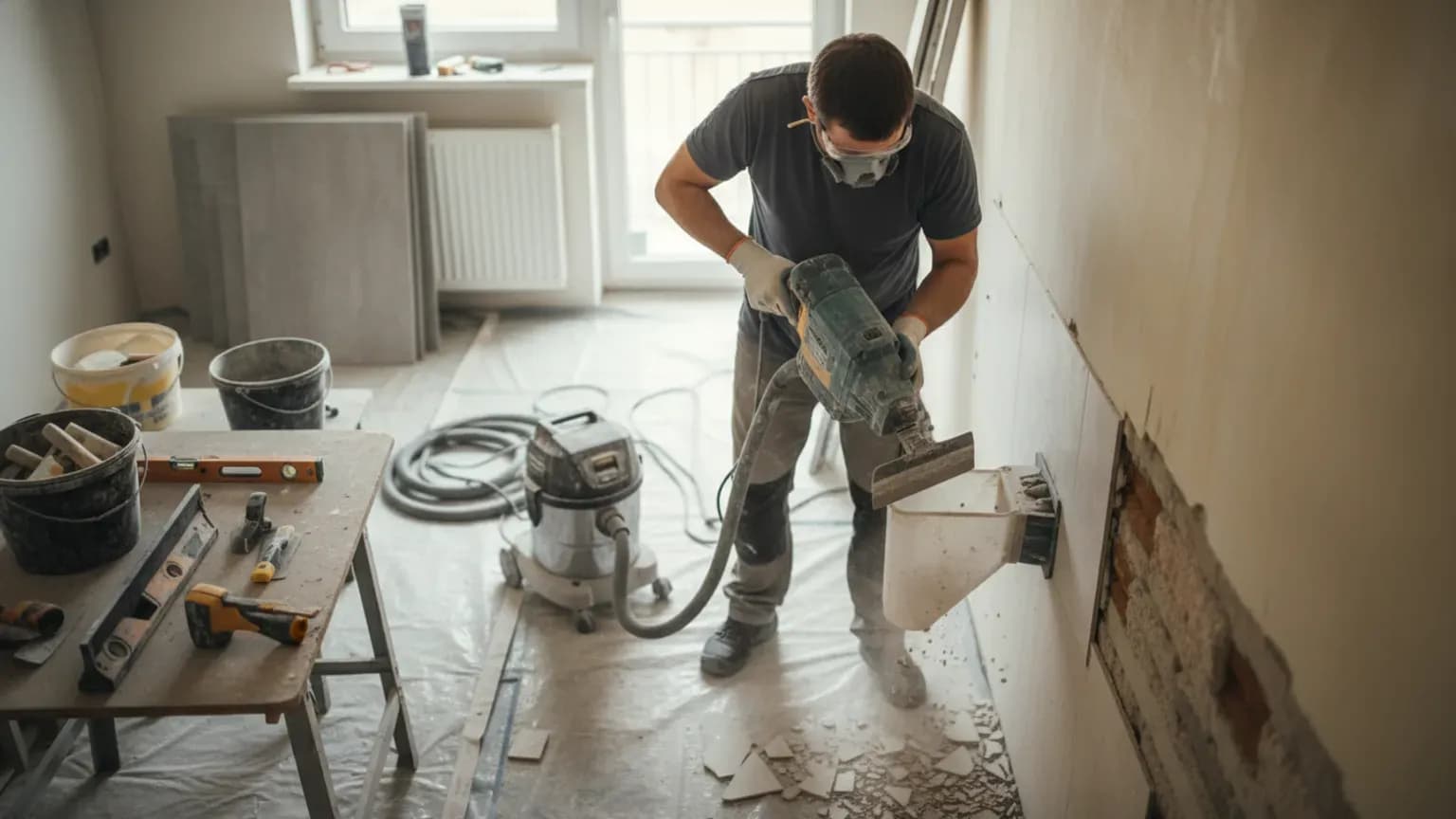 Bezpieczne skuwanie betonu w domu: kompletny poradnik krok po kroku