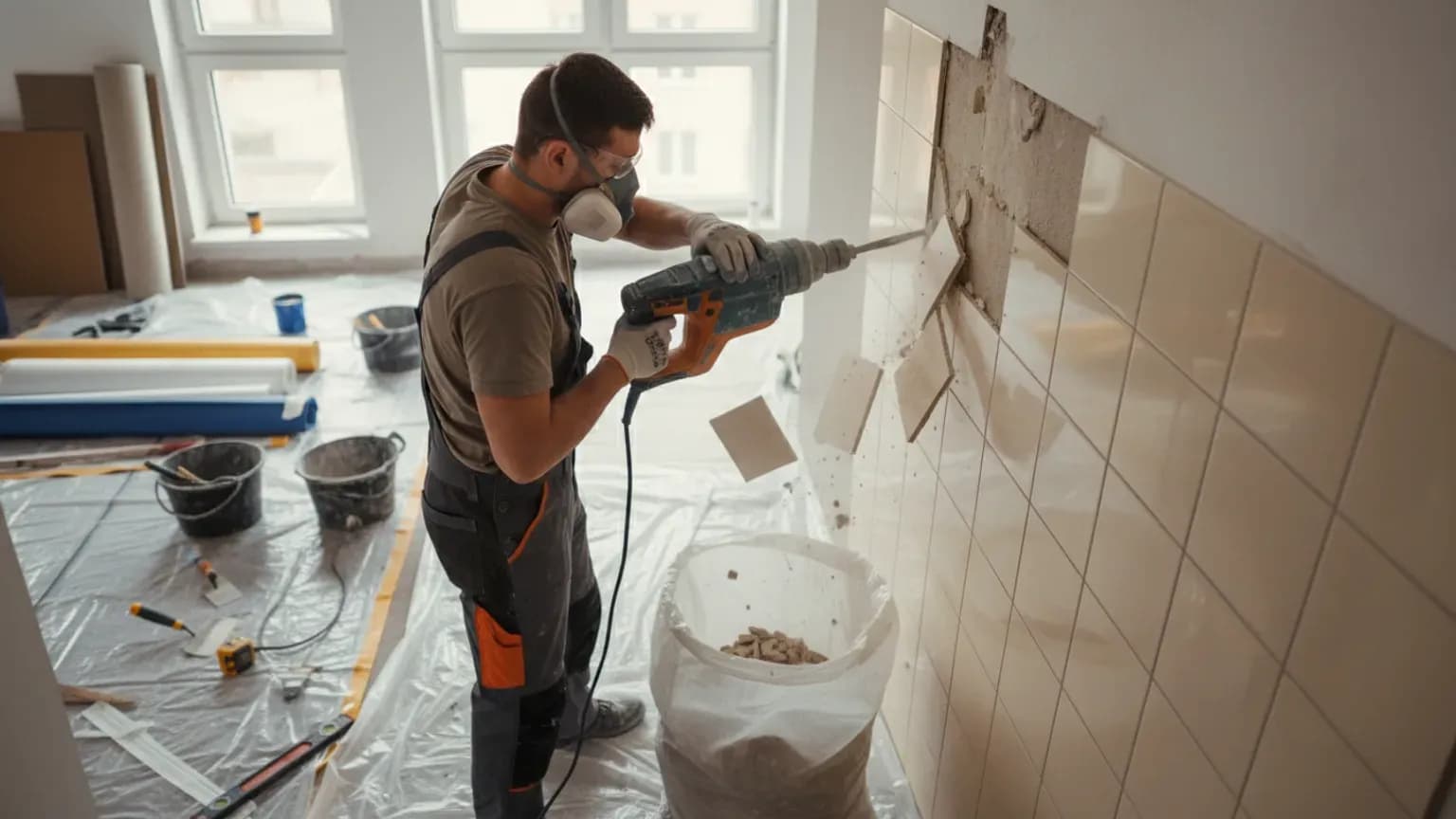 Bezpieczne skuwanie płytek ceramicznych w Warszawie – poradnik krok po kroku
