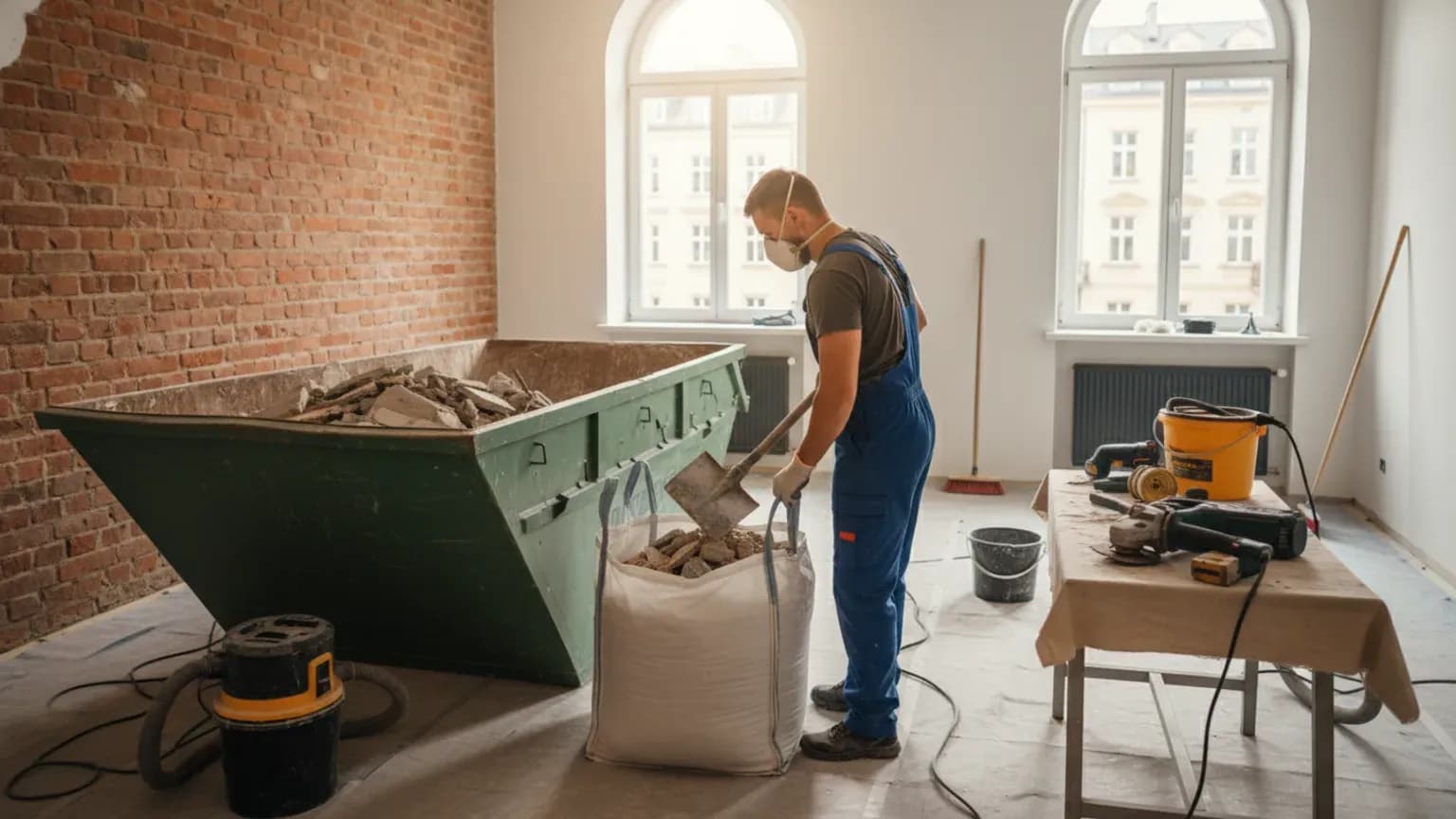 Gruz po rozbiórce: jak go składować, segregować i bezpiecznie wywozić