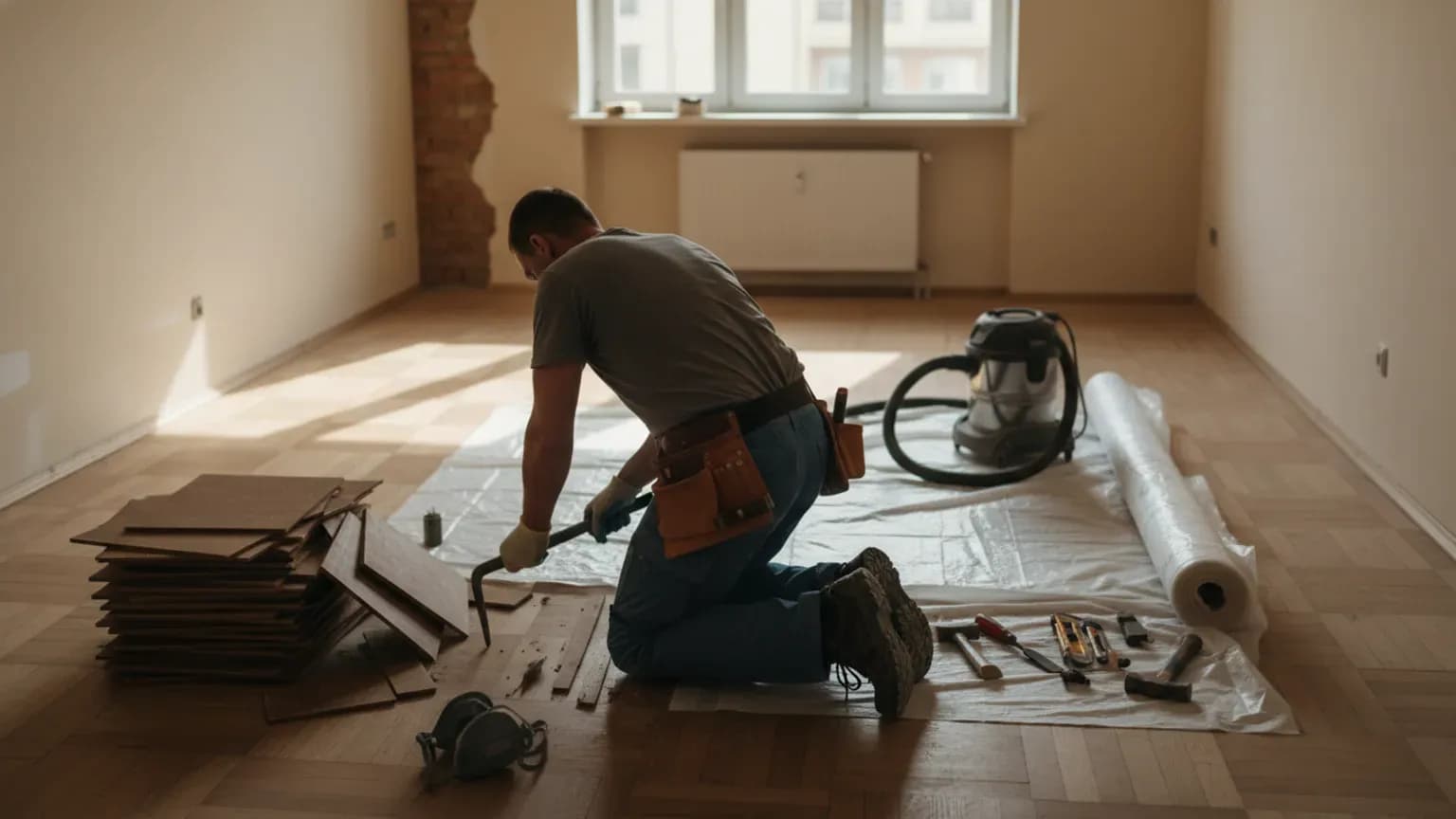 Jak bezpiecznie usunąć podłogi panelowe i zachować nienaruszone podłoże