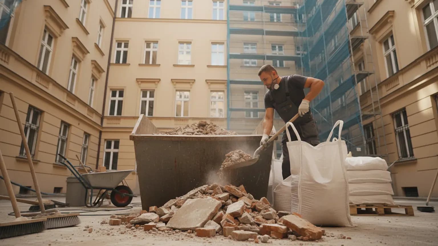 Jak przygotować teren pod wywóz dużej ilości gruzu? Kompletny poradnik