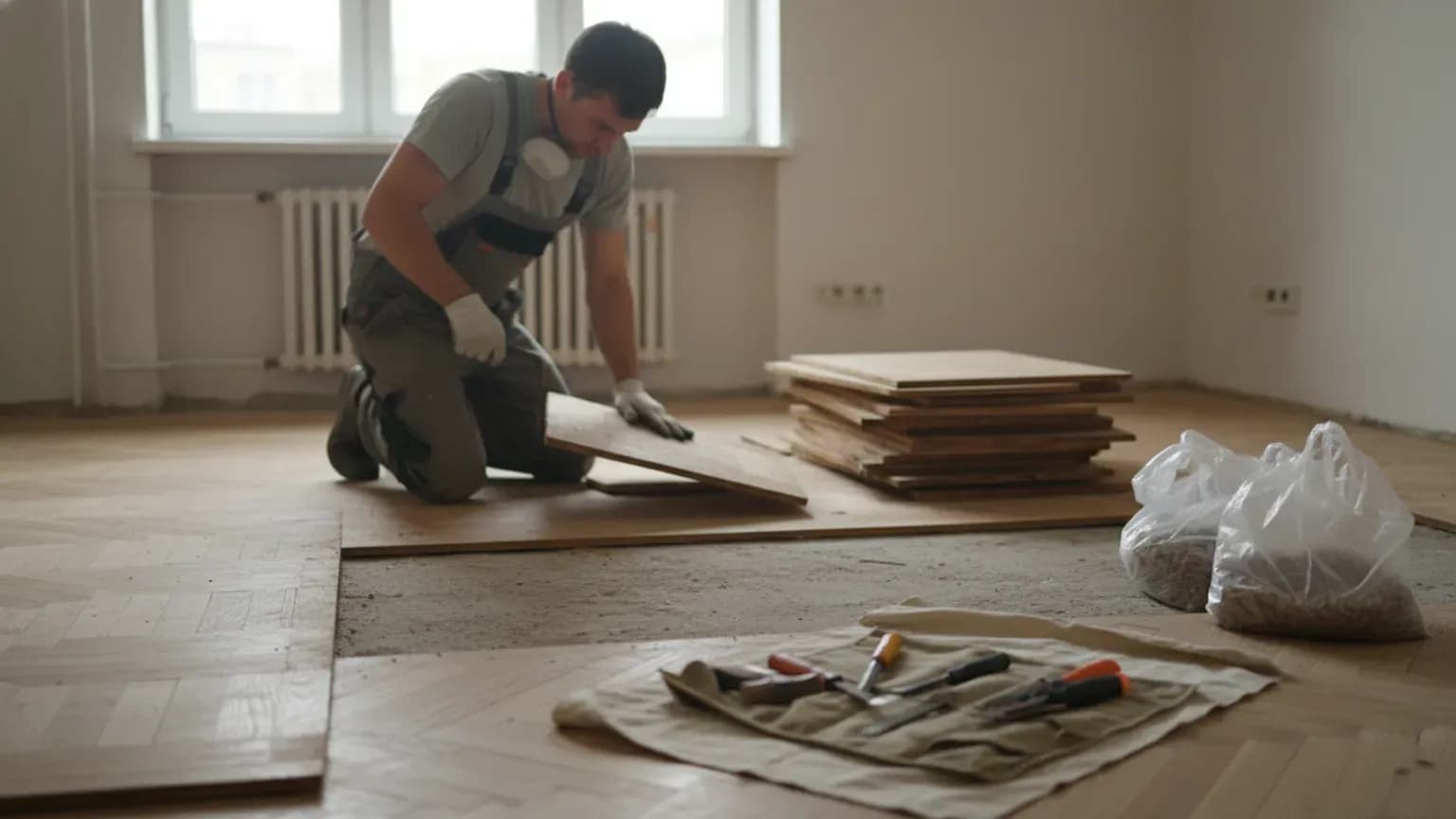 Jak zorganizować demontaż podłogi przed remontem domu – poradnik