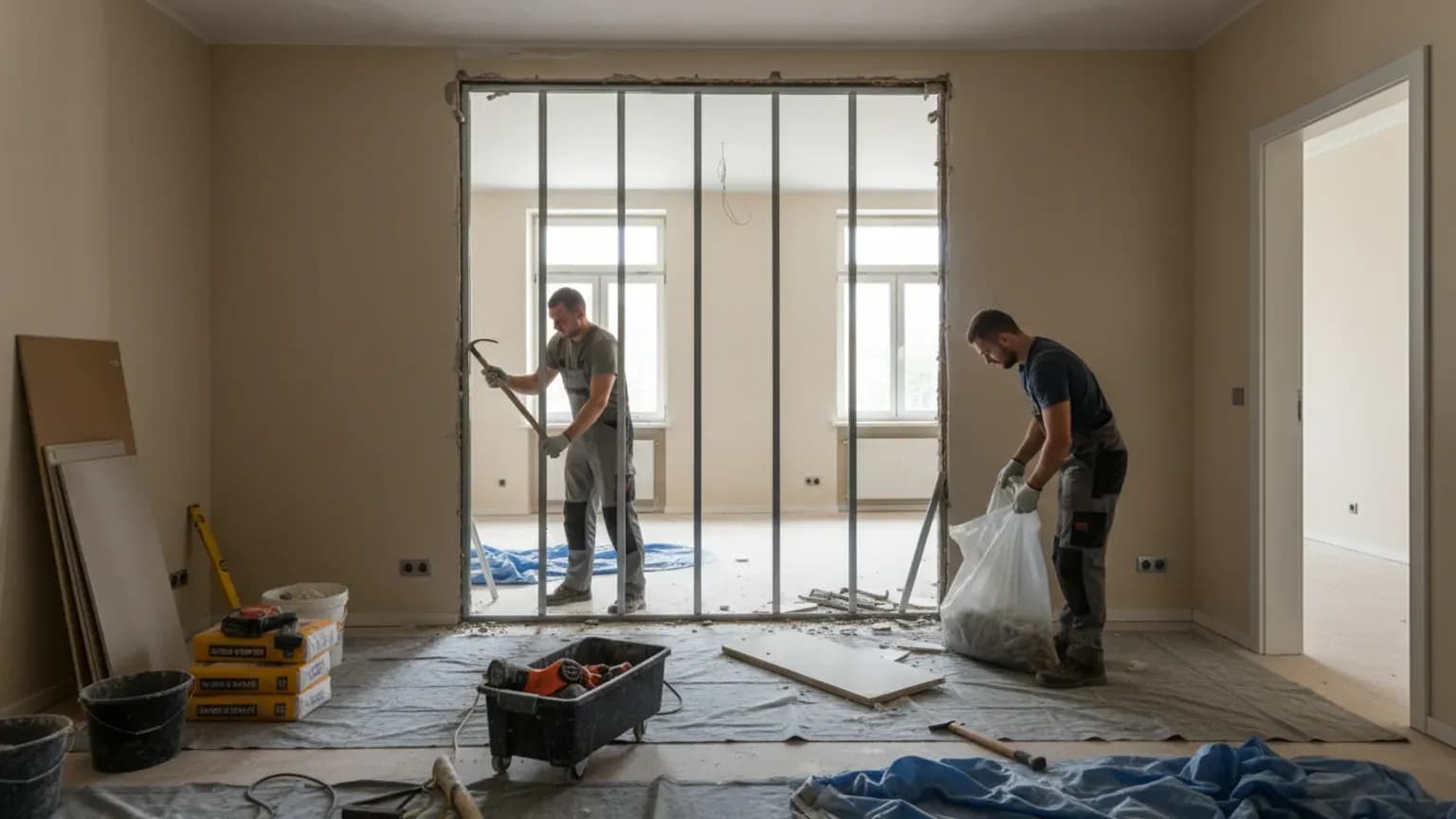 Kiedy zlecić wyburzenie ścian nośnych fachowcom — poradnik bezpieczeństwa