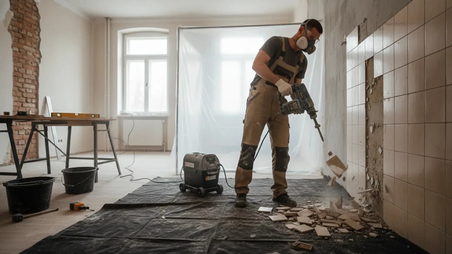 Mechaniczne skuwanie płytek podczas remontu: 7 kluczowych zalet