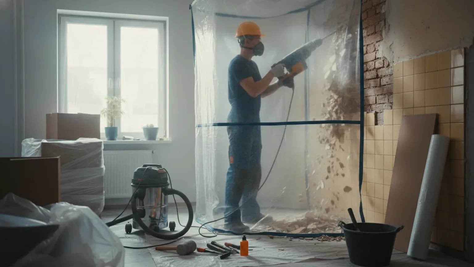 Przygotowanie domu do skuwania tynków: zabezpieczenie instalacji krok po kroku