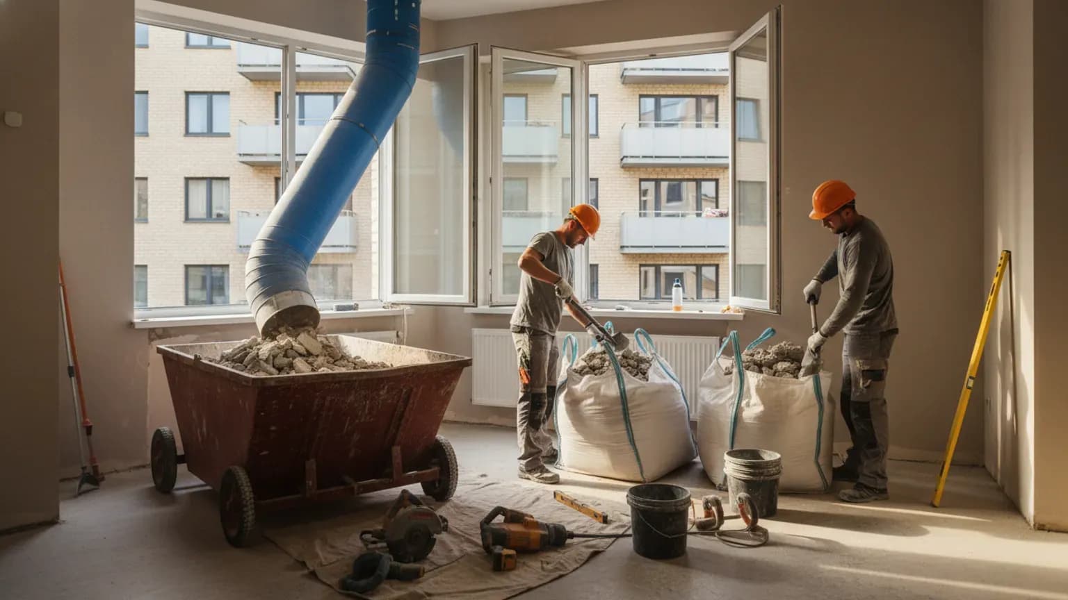 Wywóz gruzu po remoncie opóźniony? 7 skutecznych kroków do szybkiego usunięcia